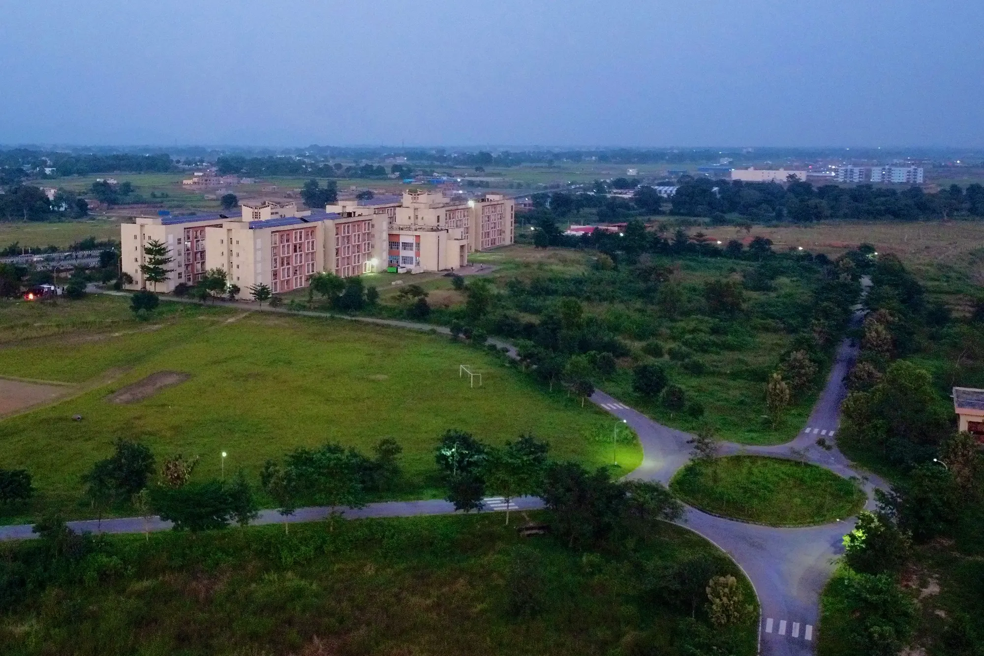 Aerial view of the NUSRL campus